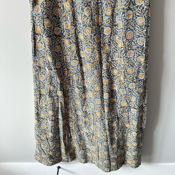 Handwork of India Dignity Not Charity Dress SZ L Blockprint Maxi Boho Tank - Picture 9 of 12